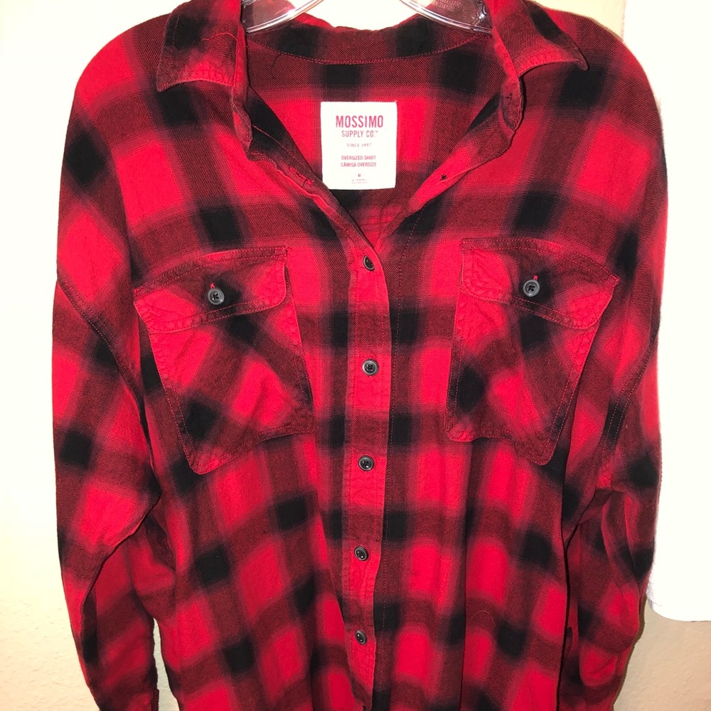 Mossimo Oversized Plaid Flannel